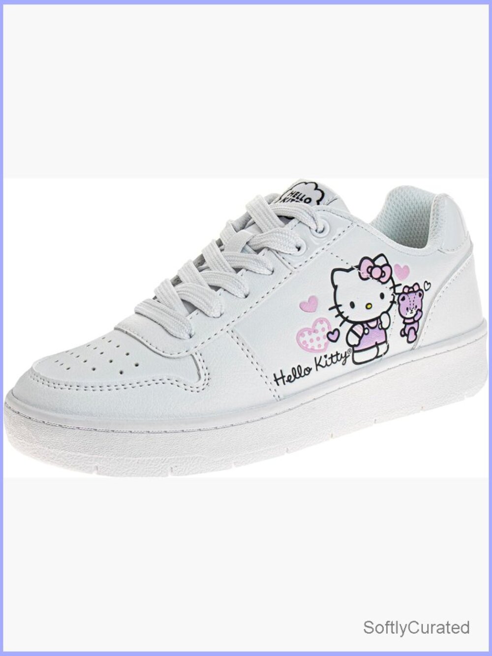 Hello Kitty Strawberry Sneakers Girls Kids Lightweight Athletic Casual